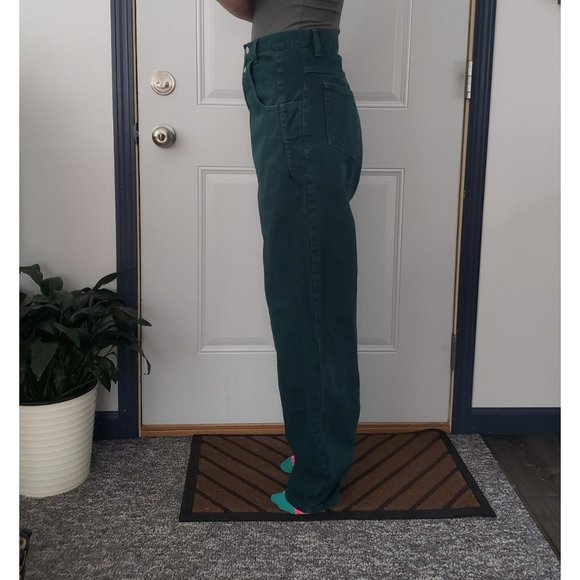 90s Green Guess Jeans Long‎ Length - Picture 2 of 8